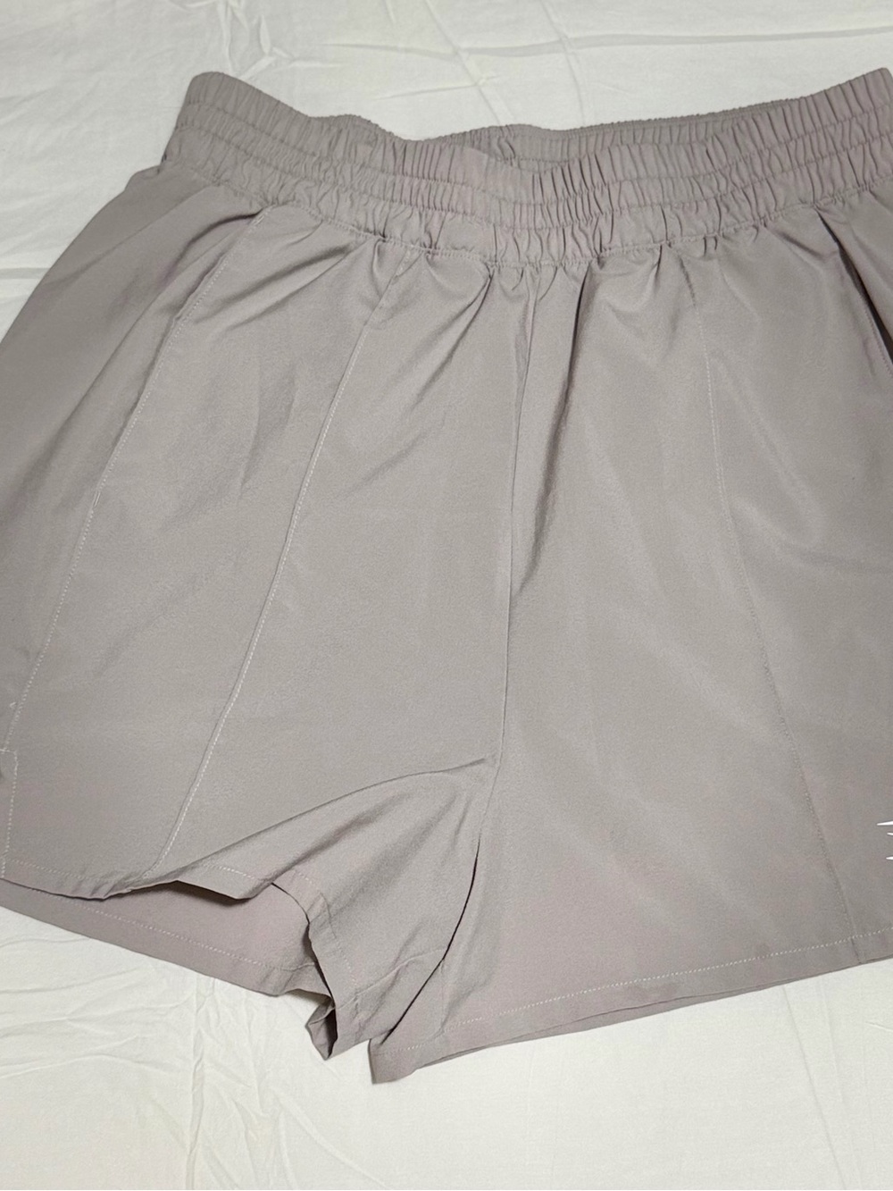 Gymshark Women's Athletic Shorts - Light Taupe